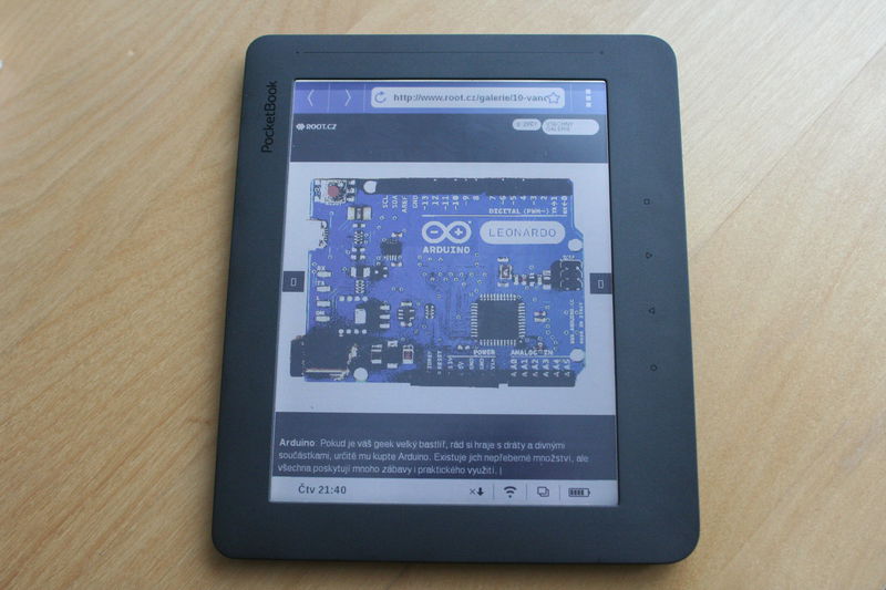 PocketBook Lux Color (první fotky)