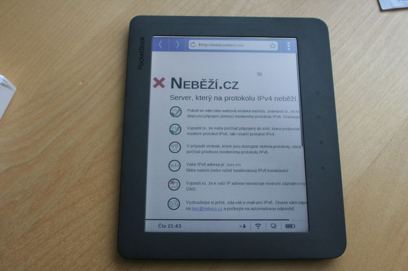 PocketBook Lux Color (první fotky)