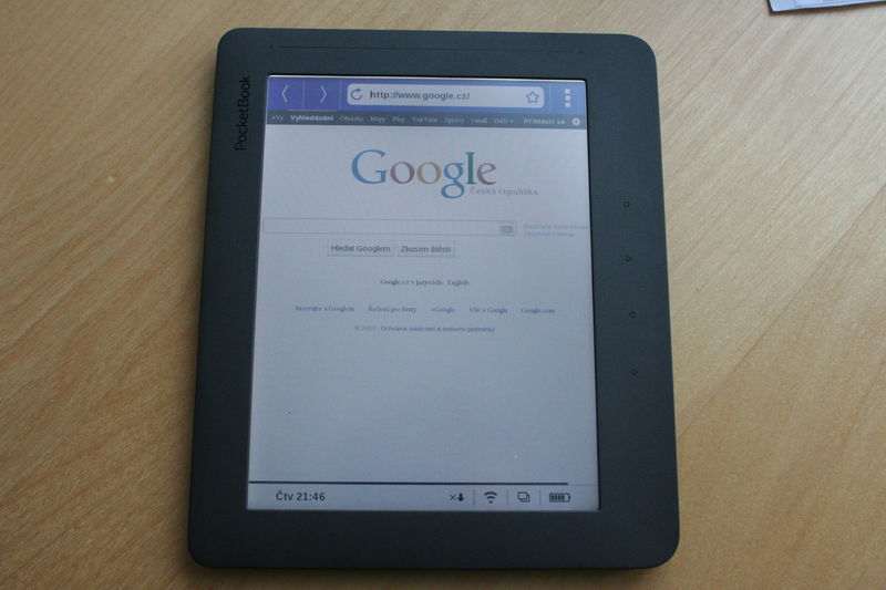 PocketBook Lux Color (první fotky)
