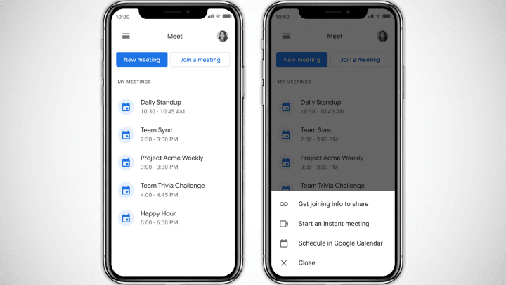 Google Meet se na mobilech vzhledově přiblížil integraci v Gmailu
