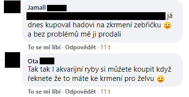 Nařízení o prodeji živých zvířat a reakce na sociálních sítích