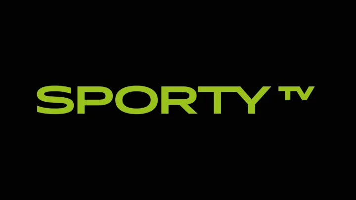 Logo Sporty TV. Staniční barvou je svítivě zelená.