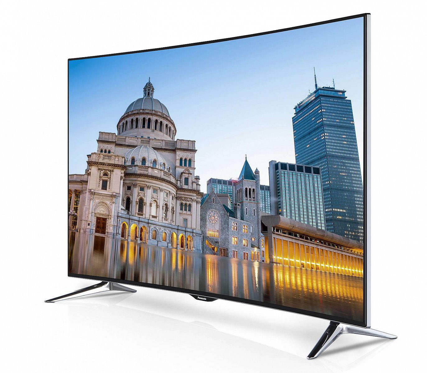 Panasonic Viera TX-CR430 - základní jednoduchá chytrá verze prohnuté TV bez spolupráce s mobilem a mj. i nahrávání.