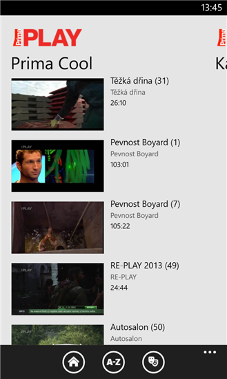 Prima Play pro operační systém Windows Phone