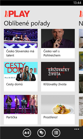 Prima Play pro operační systém Windows Phone