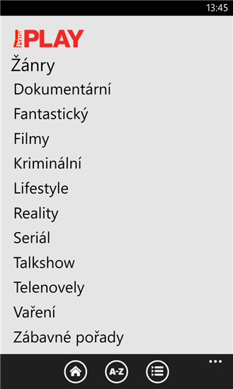 Prima Play pro operační systém Windows Phone
