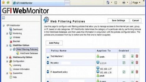 Náhledový obrázek - GFI Software uvádí nový GFI WebMonitor 2011