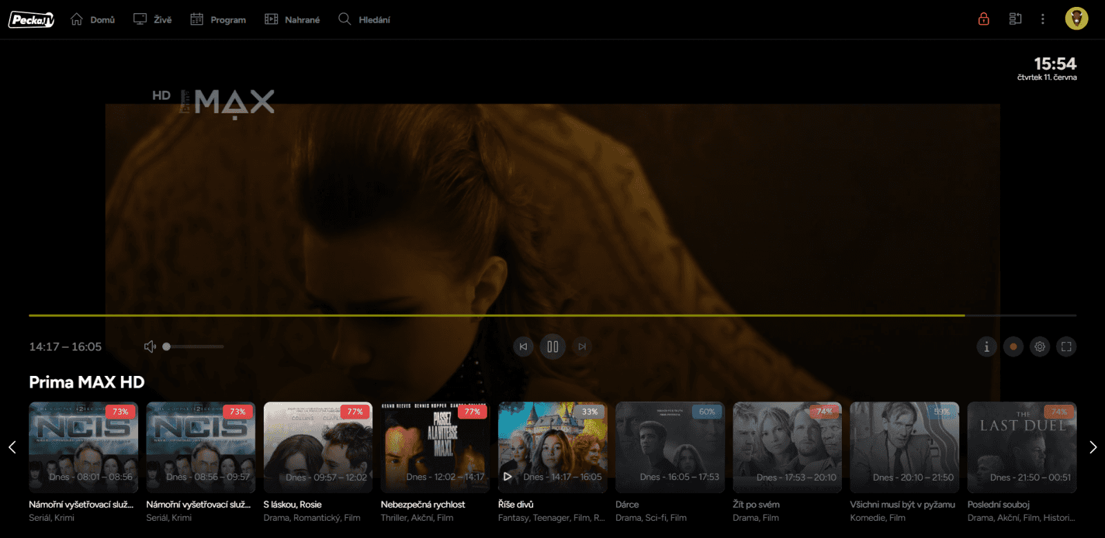 Přetáčení reklam na stanicích skupiny Prima ve službě Pecka.TV