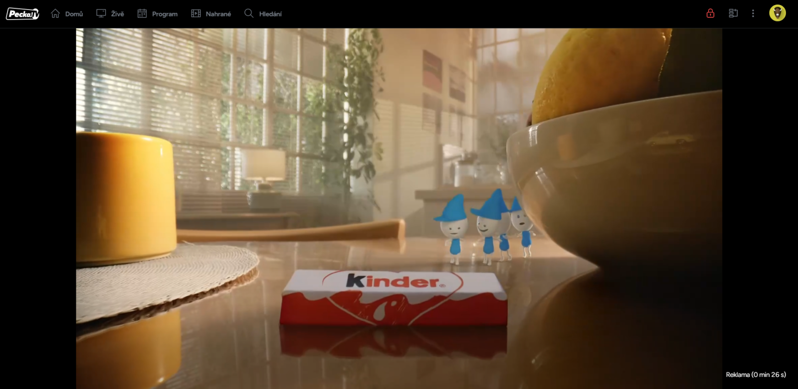 Přetáčení reklam na stanicích skupiny Prima ve službě Pecka.TV