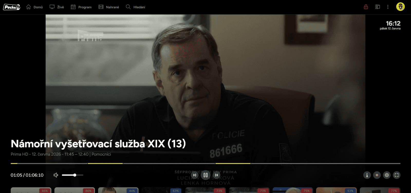 Přetáčení reklam na stanicích skupiny Prima ve službě Pecka.TV