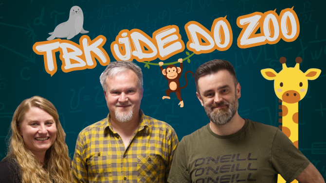 Daniel Morávek, Mariana Zacharová a ředitel chomutovského zooparku Vít Lukáš