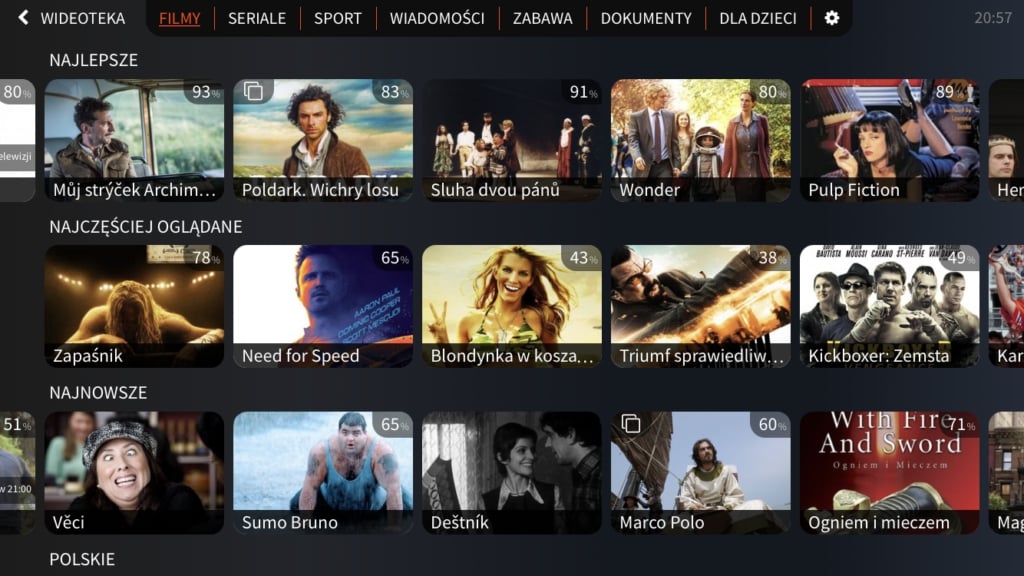 Polská verze služby goNET TV