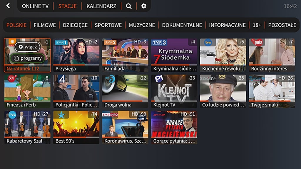 Polská verze služby goNET TV