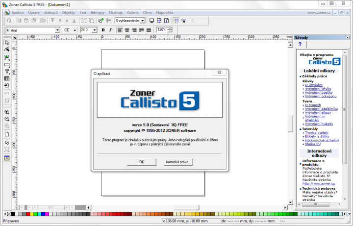 Zoner Callisto 5: legendární vektorový editor je od nynějška zdarma
