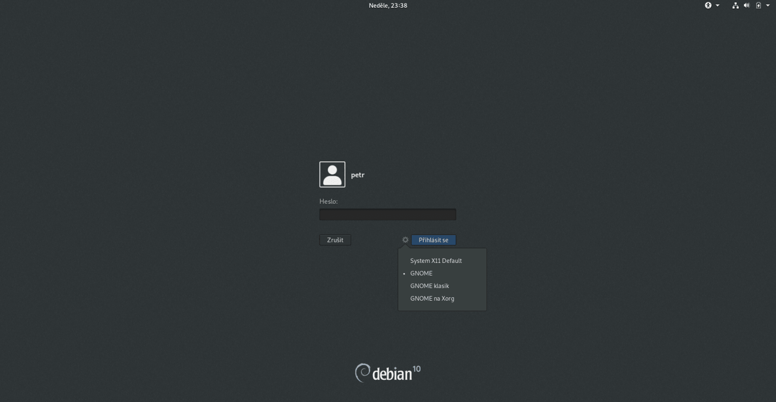 Debian 10 Buster GNOME Wayland