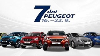 Náhledový obrázek - Akce Sedm dní Peugeot slibuje skvělé výbavy za skvělé ceny