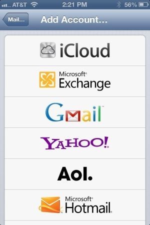 iOS Hotmail