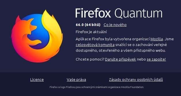 Firefox 66 novinky