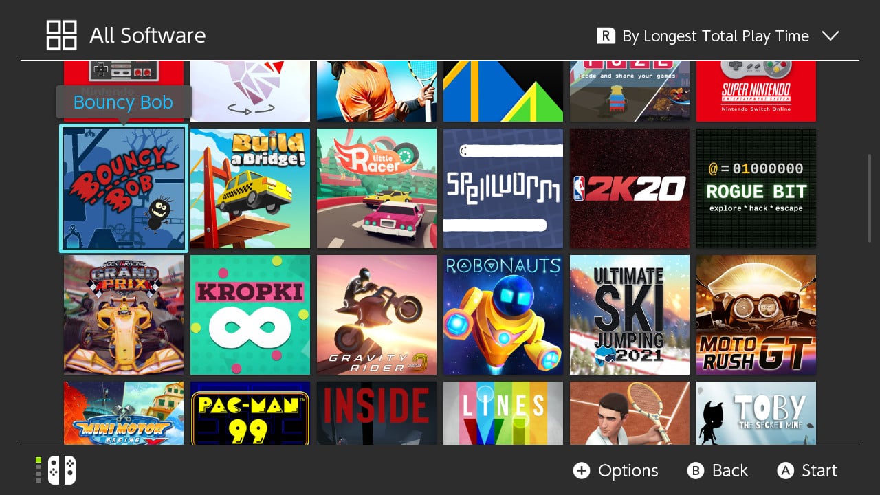 Nintendo Switch prostředí