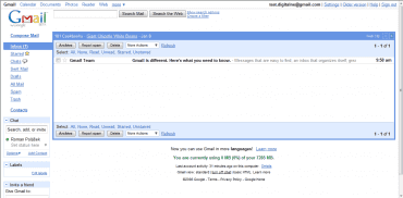 <p>Gmail - emailová schránka od Googlu</p>