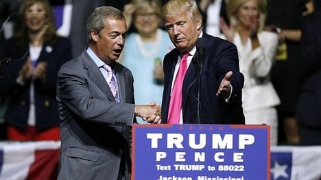 Náhledový obrázek - Trump by chtěl Farage jako britského velvyslance v USA