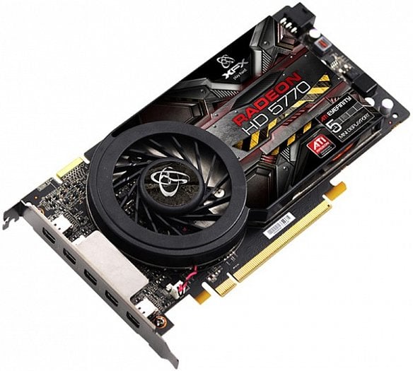 Jednoslotová grafická karta XFX Radeon HD 5770