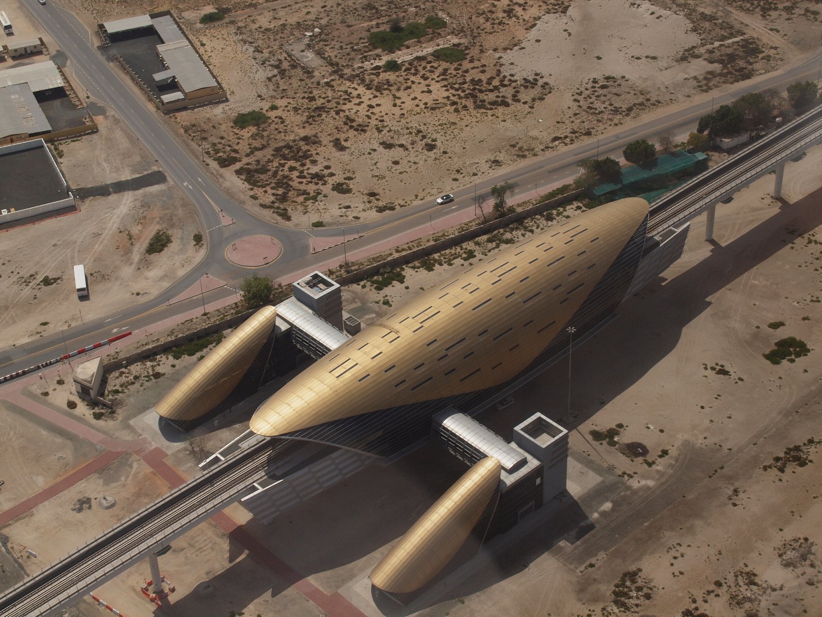 Heli Dubai - pohled na stanici