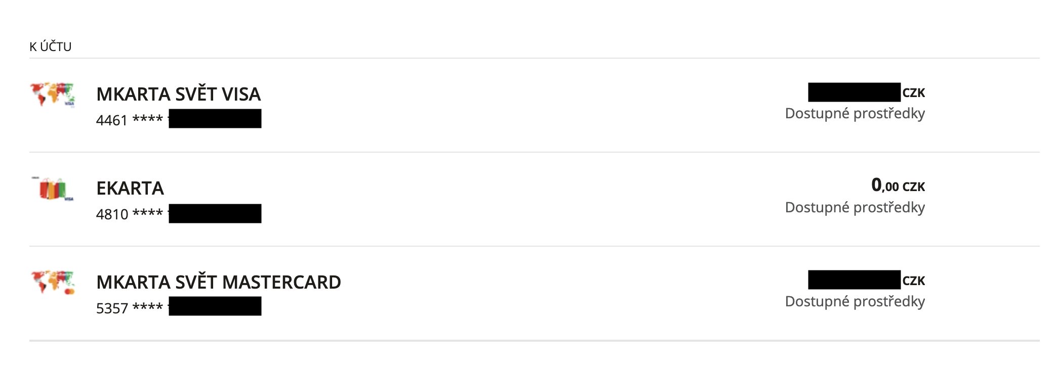 Virtuální eKarta od mBank pro bezpečné online platby. Jde o kartu oddělenou od bankovního účtu, technicky jde o předplacenou kartu. (11/2023)