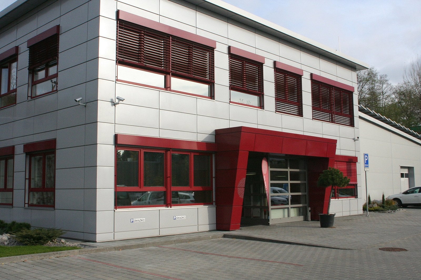 Vstup pro návštěvy.