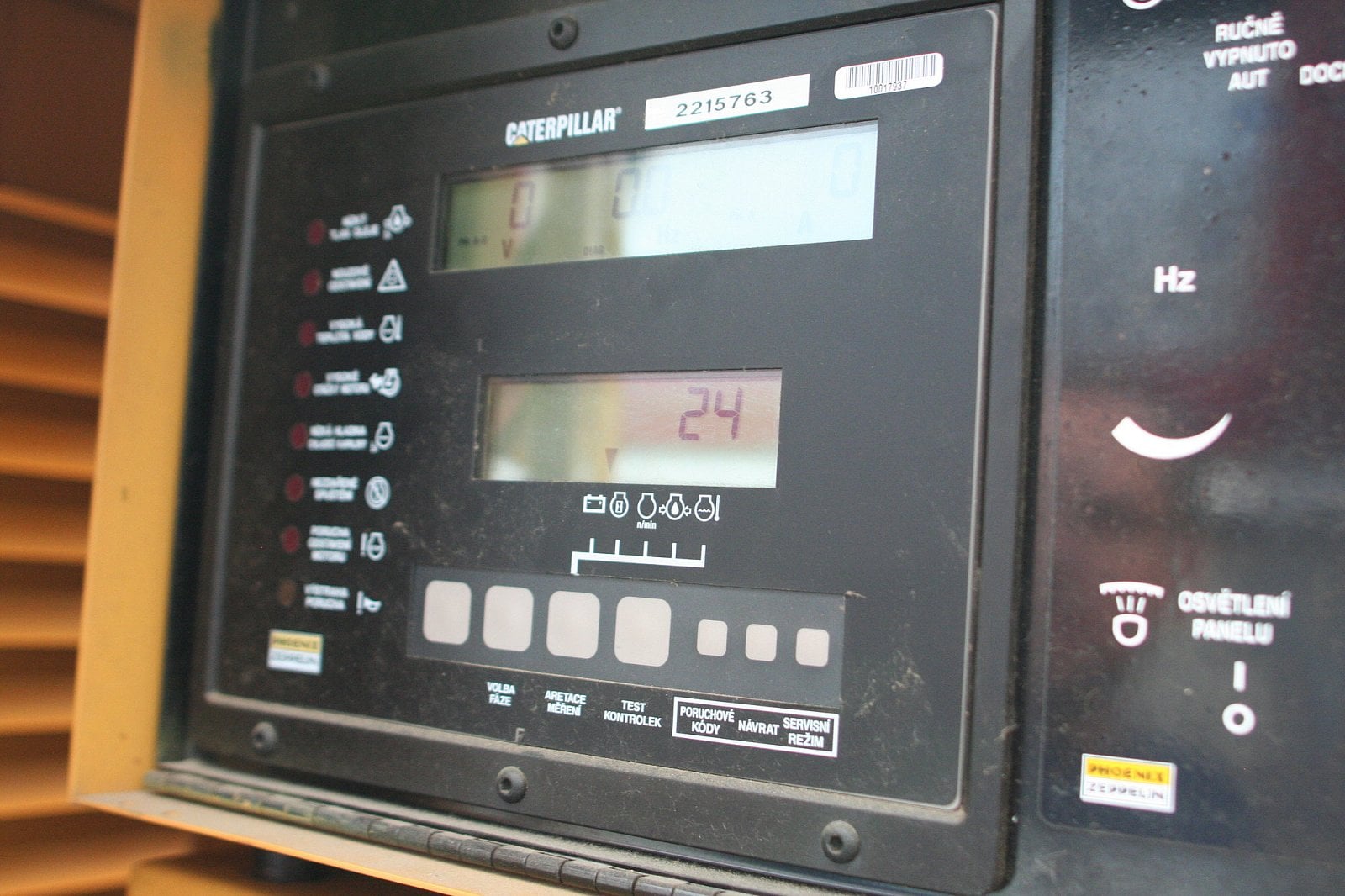 Řídicí jednotka agregátu.