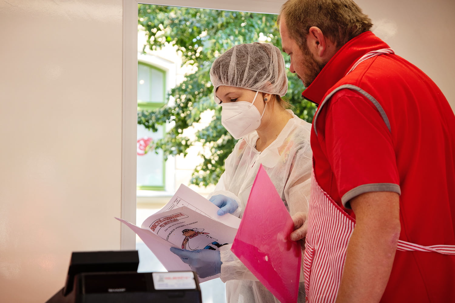 Státní veterinární správa na kontrole farmářského trhu