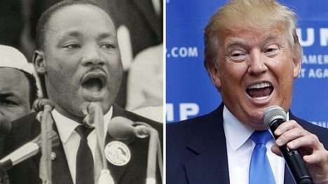 Náhledový obrázek - Sním o zdi. Trump je jako Luther King, tvrdí viceprezident Pence