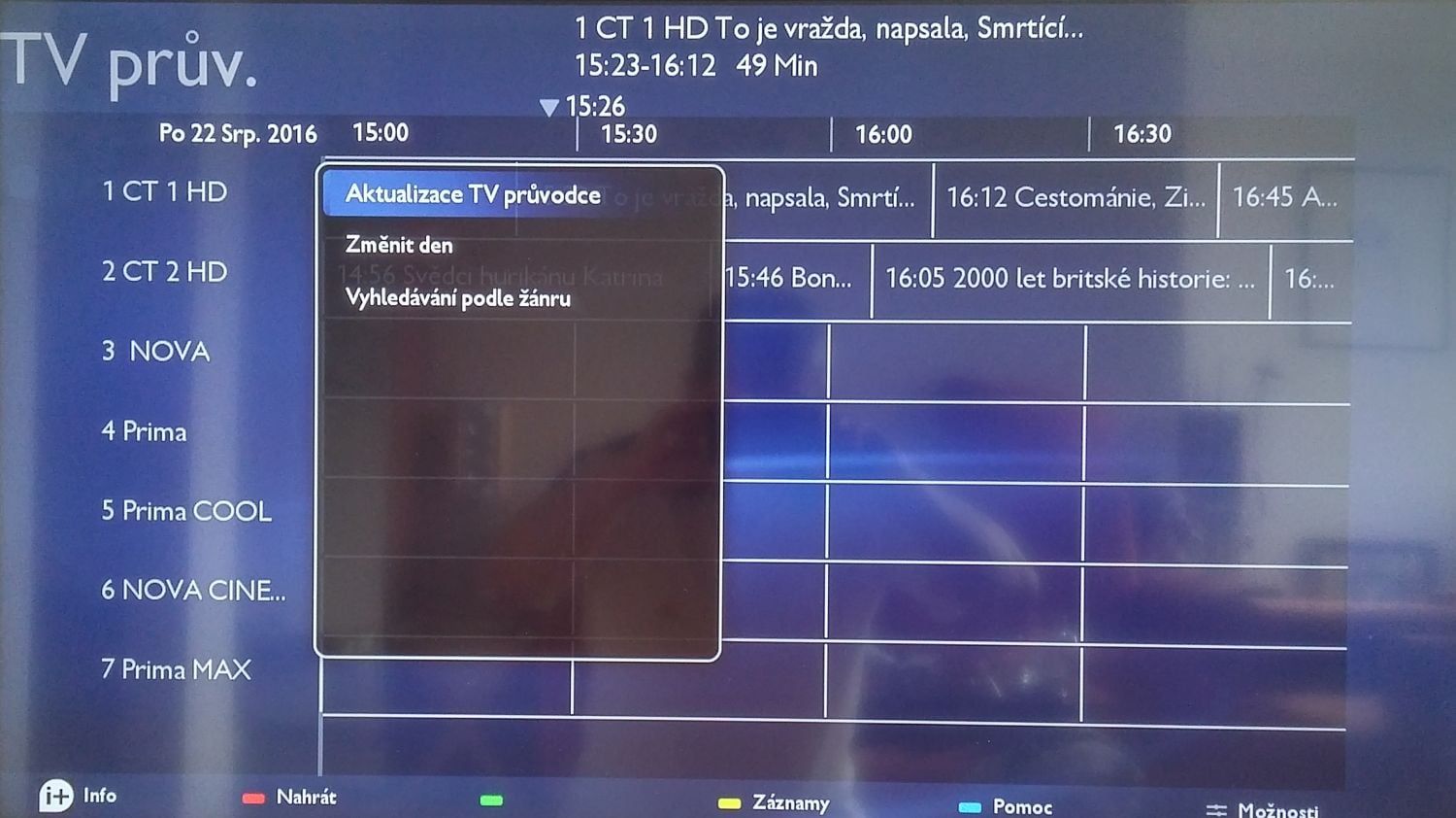 Philips 40PFT4201 - EPG