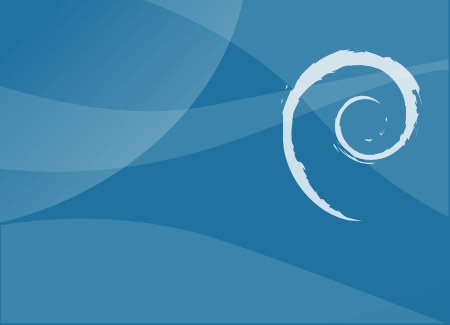 Vzhled Debian 4 Etch „Splash curves“
