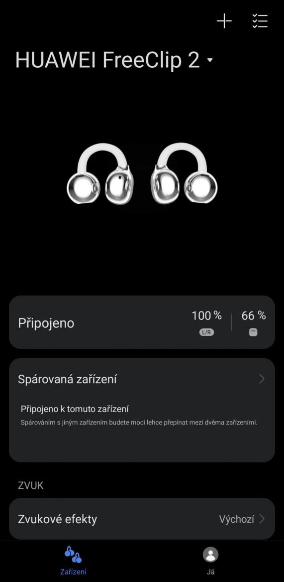 Huawei FreeClip 2 aplikace