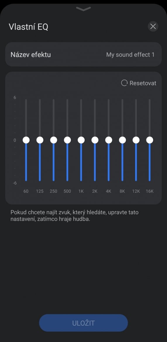 Huawei FreeClip 2 ekvalizér