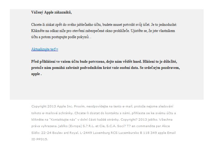Podvodné e-maily