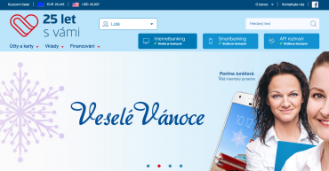 Waldviertler Sparkasse Bank přeje veselé Vánoce v roce 2019.