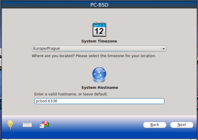 PC-BSD: instalace