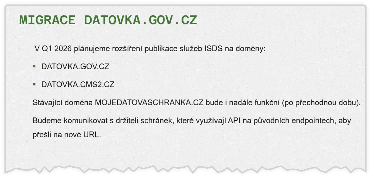 veřejná konzultace k datovým schránkám