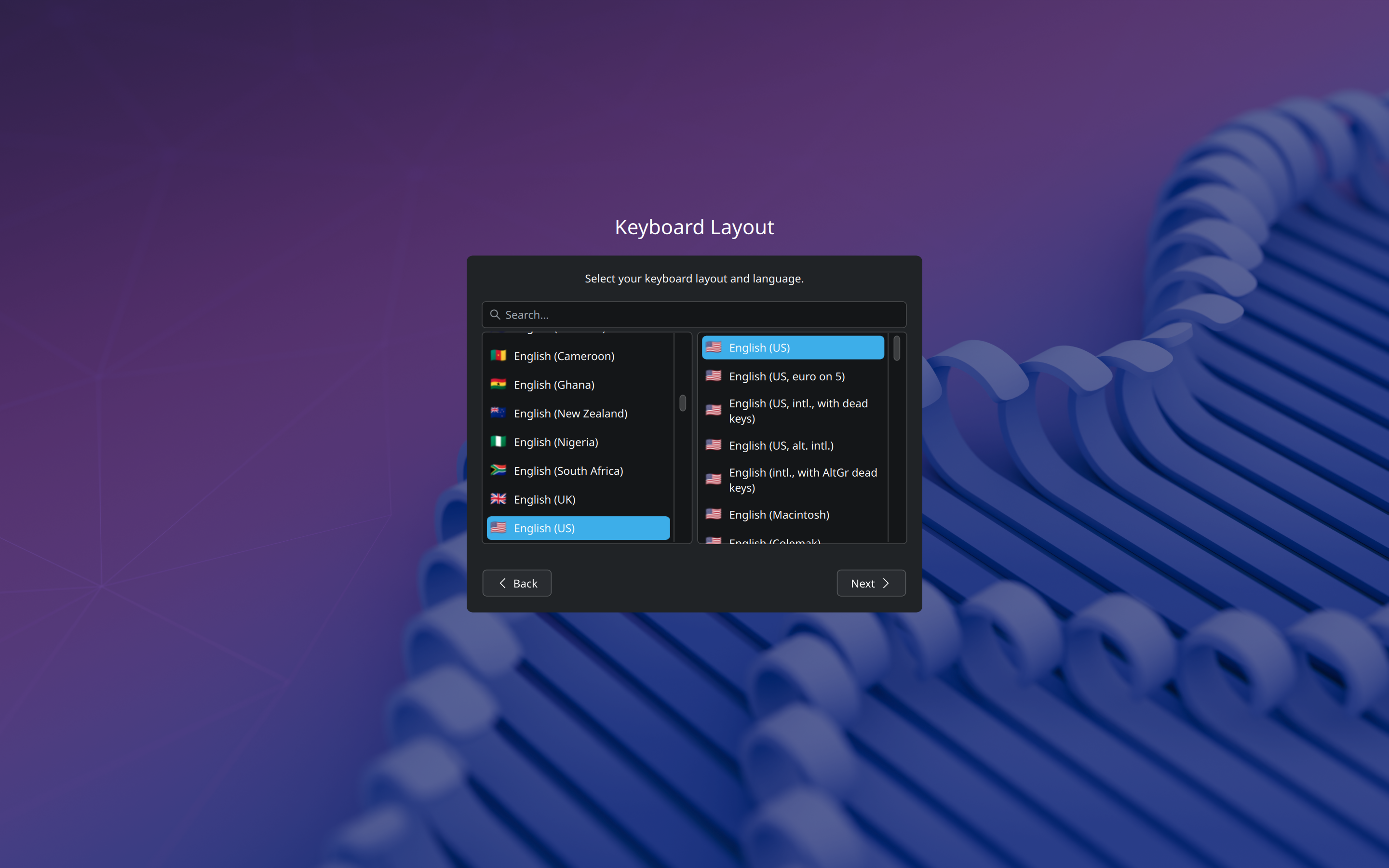 KDE Initial System Setup (KISS)