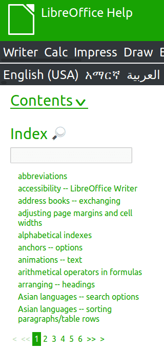Nápověda na mobilním telefonu