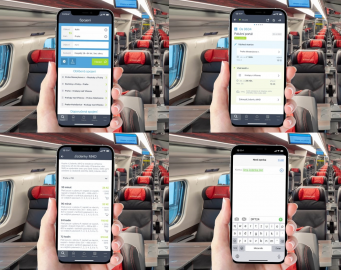 SMS jízdenka přes aplikaci Můj vlak od Českých drah. (04/2021)