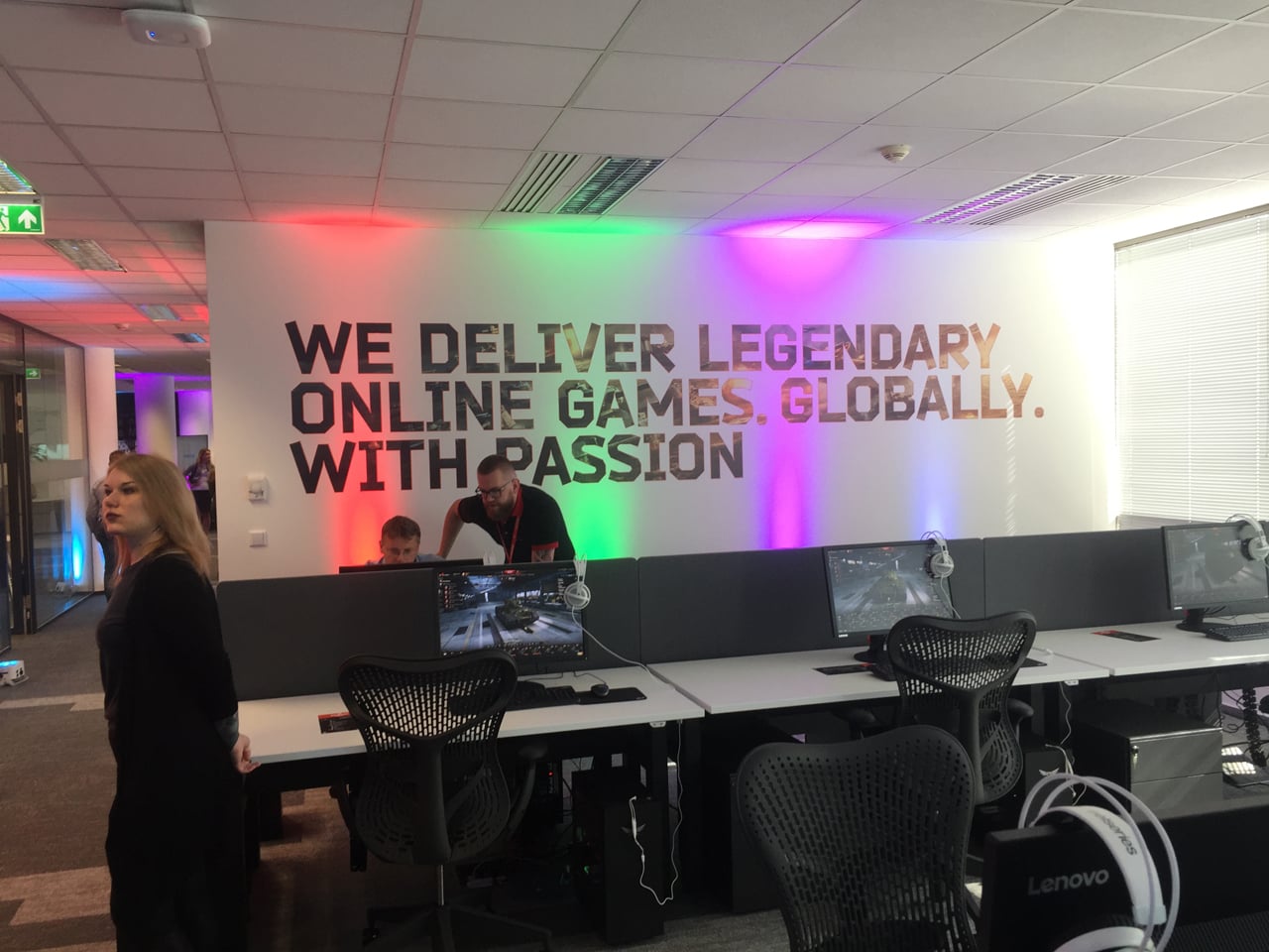 Kanceláře vývojového centra Wargaming v Praze