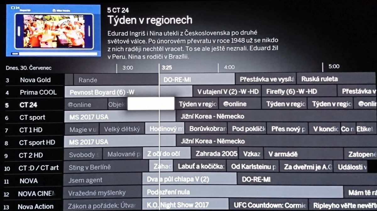 Loewe Bild 5 OLED - EPG