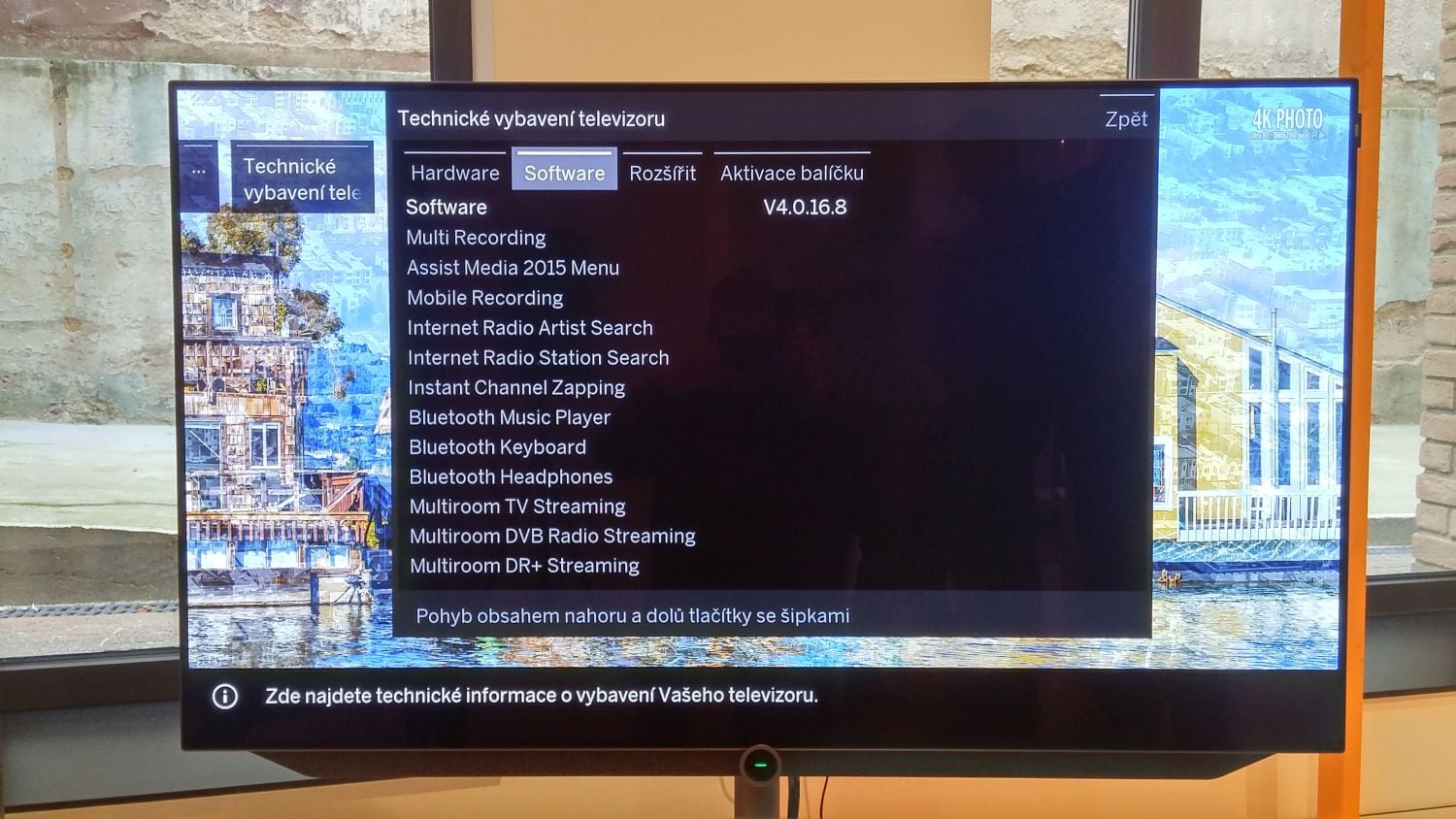 Loewe Bild 7 a tabulka parametrů