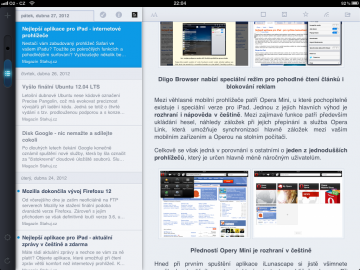 MobileRSS patří mezi nejlepší klienty pro Google Reader