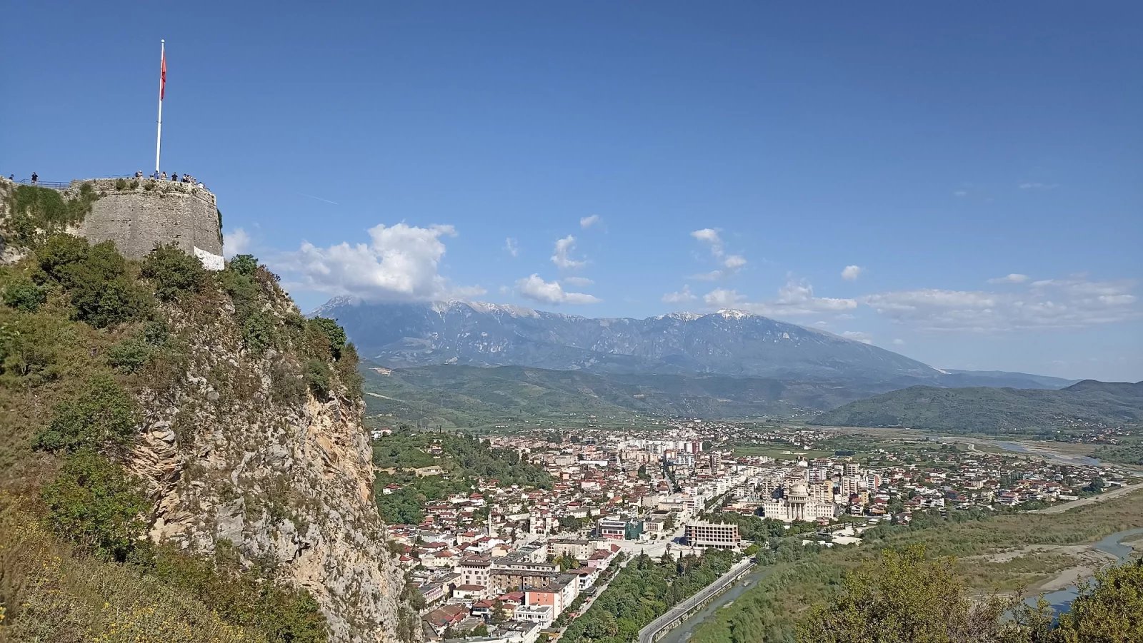 Výhled z Beratského hradu