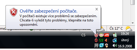 Centrum zabezpečení
