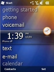 Screenshot Windows Mobile 6.5